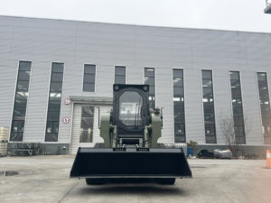 Бесплатная Доставка! Мини-погрузчик с бортовым поворотом HTS75, дизельный двигатель, небольшой гусеничный/колесный фронтальный погрузчик с ковшом - Product Image 2