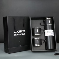 Thermos isotherme XUHUI 500ml 17oz en acier inoxydable 18/8, cadeau d'entreprise personnalisé avec logo, pour les voyages et les activités de plein air, isolation thermique de 6 à 12 heures
