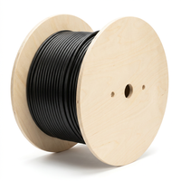 Câble coaxial marin LMR240 50 Ohms compatible sous-marin, résistant à la pulvérisation de sel, faible perte, bobine de 305m pour communication navale