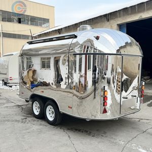 Chariots et remorques alimentaires mobiles en acier inoxydable pas chers de Chine, cuisine entièrement équipée, camion de restauration rapide pour la restauration rapide et les collations - Product Image 1