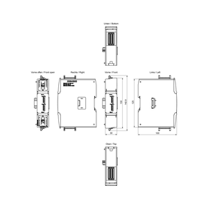 Nouveau & Original PLC SIMATIC S7-1200 SM 1222 Sortie numérique 16 relais : 16x DO Relais 2A 6ES7222-5HH50-0XB0 - Product Image 4