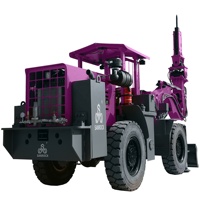 Machine de forage souterraine pour le décapage de roches secondaire et le décapage de roches dans les tunnels
