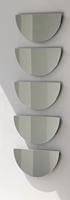Miroirs muraux décoratifs pour la maison en acier contreplaqué de style art déco classique pour chambre à coucher et salle de bain