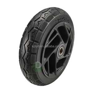 ล้อยางแข็ง<span class=keywords><strong>8</strong></span>นิ้วส่งตรงจากโรงงานดูดซับแรงกระแทกไร้เสียงกันลื่นและทนต่อการสึกหรอเหมาะสำหรับรถเข็น - Product Image 6