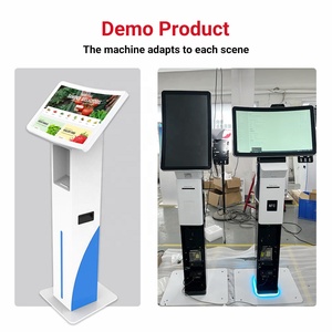 23.6inch Self Service Kiosks Receipt <b>Printer</b> 80mm QR Code <b>Scanner</b> Nfc RFID Reader Self-service Food Ordering Kiosk Horizontal - Product Image 4
