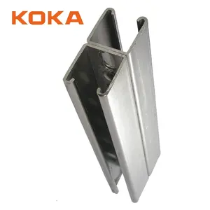 High Quality Metal slotted P1001 Unistrut back to back 41x411 5/8" x 1 5/8" channel