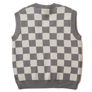 Gilet en maille Jacquard pour hommes, chandail personnalisé en coton tricoté pour adolescents, offre spéciale - Product Image 2