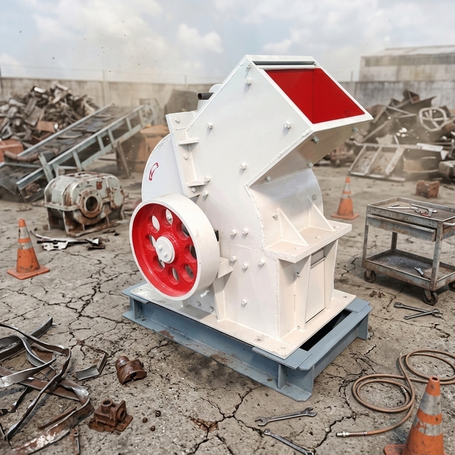 Hot Sale Small Hammer Mill Crusher Concrete Waste and Glass Sand Powder Making Hammer Crusher Mill Machine