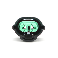 Conector Hembra Automotriz Impermeable de 2 Pines LIZONE DJ70255FA-3-21, Material PBT/Nylon Gris Oscuro, Conector para Auto de Fábrica