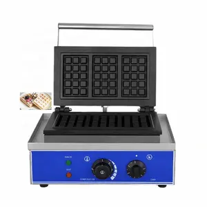 Hot Export Stainless Steel Commercial Waffle Maker Machine For Sweet Food Factory