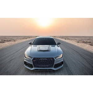 Capot de capot transparent en fibre de carbone Darwinpro Black Sails Style pour A7 S7 RS7 - Product Image 1