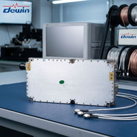 Amplificateur de puissance GaN Dewin 100W 2-6GHz, module SSPA à semi-conducteurs, amplificateur RF ultra large bande haute puissance pour système de test radar
