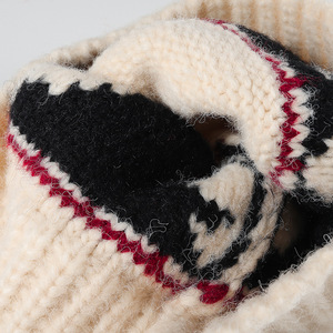 2025 Fashion Wool Beanie Hats unisex Knit Hats for Winter Custom Jacquard Logo Warm Beanies - Product Image 3