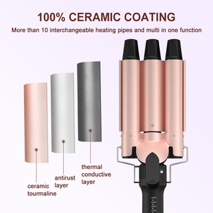 Multi Kit Interchangeable Wand 11 in 1 Interchangeable Ceramic Barrels Wih Flat Iron Curling Iron <b>Hair</b> <b>Curler</b> Set - Product Image 6