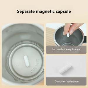 Tazza da caffè pigro veloce personalizzata tazza magnetica in acciaio inossidabile tazza magnetica automatica tazza da caffè portatile tazza di miscelazione automatica tazza automatica - Product Image 2