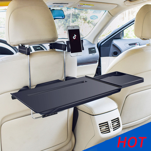 Table de voiture volant manger chariot de travail boisson nourriture café porte-marchandises plateau voiture ordinateur portable bureau support Table de siège - Product Image 1