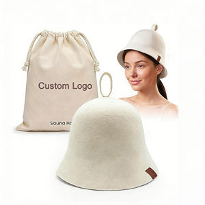 Chapeau <span class=keywords><strong>de</strong></span> sauna en laine mérinos fabriqué en usine, bonnets <span class=keywords><strong>de</strong></span> <span class=keywords><strong>bain</strong></span> en feutre <span class=keywords><strong>de</strong></span> laine naturelle pour hommes et femmes - Product Image 4