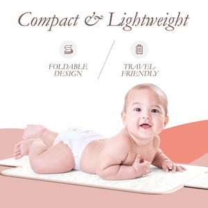 Xách tay thay đổi <span class=keywords><strong>pad</strong></span> cho bé đi du lịch tã thay đổi <span class=keywords><strong>Pad</strong></span> nhỏ gọn có thể gập lại bé tã thay đổi mat - Product Image 6