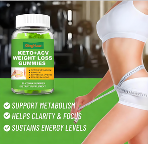 Gomitas Veganas <span class=keywords><strong>Keto</strong></span> ACV de Marca Privada OEM, 60 Unidades, Gomitas de Vinagre de Sidra de Manzana para Desintoxicación y Adelgazamiento, Venta al Por Mayor - Product Image 4