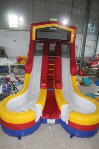สไลเดอร์น้ำเป่าลมคู่สำหรับเด็ก ขายดี เหมาะสำหรับงานปาร์ตี้เชิงพาณิชย์กลางแจ้งให้เช่า - Product Image 1