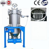 Filtre à feuilles solide-liquide ZSZY Premium 3200L/H à capacité maximale et économie d'énergie pour la filtration de l'huile de graines de coton