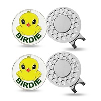 Clip de chapeau de golf magnétique vierge personnalisé de haute qualité pour marqueur de balle de golf, clip de chapeau en métal pour accessoires de golf, vente en gros