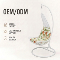 Nouvelle Arrivée Tendance 2026 : Fauteuil Suspendu Goutte d'Eau en Osier Multicolore, Fauteuil Balançoire Œuf pour la Vente en Gros et la Distribution