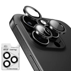 Protection d'objectif d'appareil photo pour iPhone 17 16 15 Pro Max, en verre trempé OEM, alliage d'aluminium 9H - Product Image 5