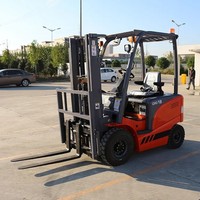 Chariot élévateur électrique à batterie Heli CPD18 1,8 tonne 4 roues, faible bruit, certifié CE, avec mât à 2 étages pour entrepôt et centre de distribution