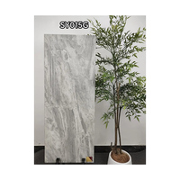 Carreaux de marbre brillants 470x1200mm 600x1200mm, carreaux de marches d'escalier Foshan, carreaux de sol en porcelaine grise