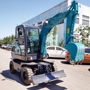 Sonderangebot: Mini-Mobilbagger Grabmaschine 3 Tonnen Bagger mit Holzgreifer für Rundholz zum Verkauf - Product Image 1