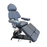 Cama de belleza eléctrica giratoria de 360 grados, cama de tatuaje de arte corporal, silla de tatuaje, mesa de masaje eléctrica