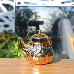 Tetera Marroquí de Lujo, Tetera Árabe Turca Ecológica con Asa para Eid - Product Image 2