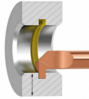 Porte-outil de rainurage interne MGR pour outils de tournage et d'alésage CNC en acier, usinage de précision, carbure cémenté, réglable pour tour suisse