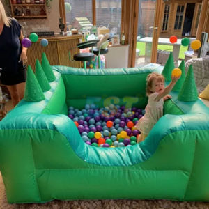 Nouveau design Piscine à balles gonflable blanche gonflable Soft Play Ocean Ball Pool avec souffleur d'<span class=keywords><strong>air</strong></span> - Product Image 6