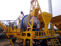QLB série 10TPH mini usine d'asphalte avec mélangeur à tambour et composants finis de base PLC Bin