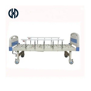 <span class=keywords><strong>Lit</strong></span> d'hôpital manuel ergonomique confortable à deux manivelle avec matelas respirant, hauteur réglable pour les chambres d'hôpital - Product Image 2
