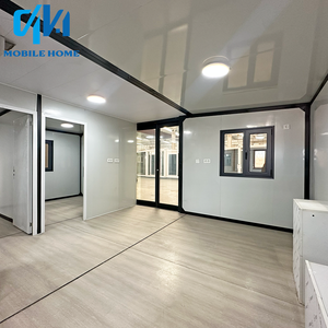 Maison conteneur préfabriquée moderne et extensible de 40/20 pieds, prête à l'emploi, 2, 3, 4 ou 5 chambres, villa préfabriquée, maison portable - Product Image 4