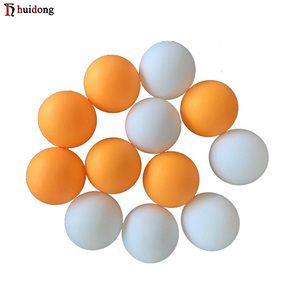 Balle de tennis de table ABS <span class=keywords><strong>prix</strong></span> de gros d'usine 40 mm <span class=keywords><strong>jeu</strong></span> de balle de tennis de table blanc et orange sans couture et utilisation quotidienne - Product Image 3