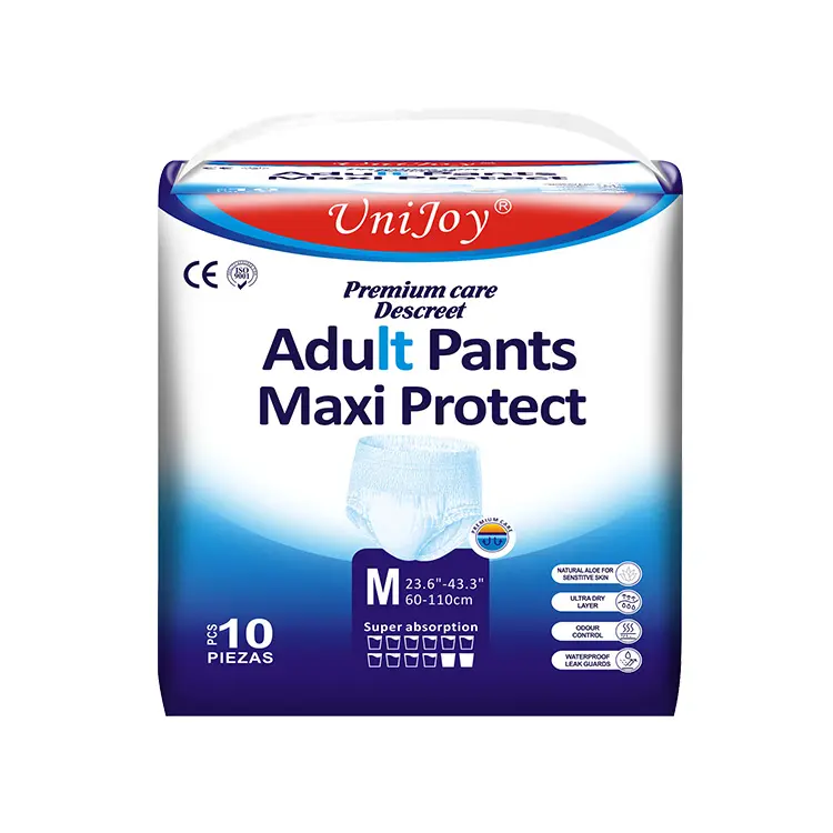 Unijoy disposable Incontinence Care Diapers Elderly Easy to wear Pull Adult Diaper up Pants