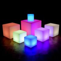 Lámpara de noche de cubo LED recargable Luz de noche LED para lámpara de mesita de noche