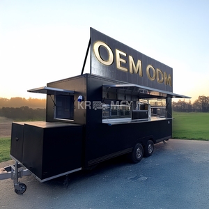 Chariot à café et crème glacée économique, camion de restauration mobile, remorque à boissons avec cuisine complète - Product Image 1