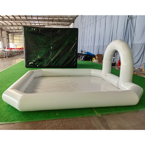 Piste de karting gonflable pour courses de drift, idéale pour les fêtes en extérieur, avec parois en PVC renforcé pour les adolescents pilotes. - Product Image 6