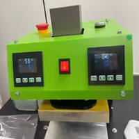 Presse à chaud électrique entièrement automatique 15cmx20cm Presse à chaud à double chauffage 10 tonnes de pression Pas besoin de compresseur d'air 6x8 pouces
