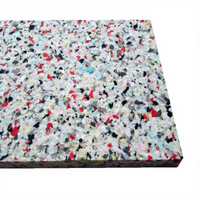 Panneau de mousse rebondie multicolore, panneau de mousse collée, design moderne, rembourrage pour l'emballage de meubles