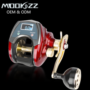 Moulinet de pêche à lancer numérique haute qualité 3000MJ avec affichage numérique, 6+1BB, 6.4:1, frein 20kg, chargement USB, corps en fibre de carbone pour <span class=keywords><strong>la</strong></span> pêche en eau salée et <span class=keywords><strong>la</strong></span> pêche au gros gibier - Product Image 1