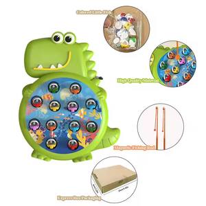 Jeu de pêche magnétique dinosaure pour bébés et enfants, jouet éducatif Montessori en plastique pour l'extérieur, jouet aquatique d'été - Product Image 6