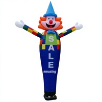 Danseur gonflable avec ventilateur intégré et alimentation par prise pour événements publicitaires en extérieur