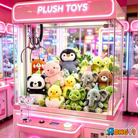 Fabrikpreis – 8 Zoll Plüschtiere in verschiedenen Stilen, weiche PP-Baumwoll-Plüschspielzeuge für US-Arcade-Greifautomaten als Preise