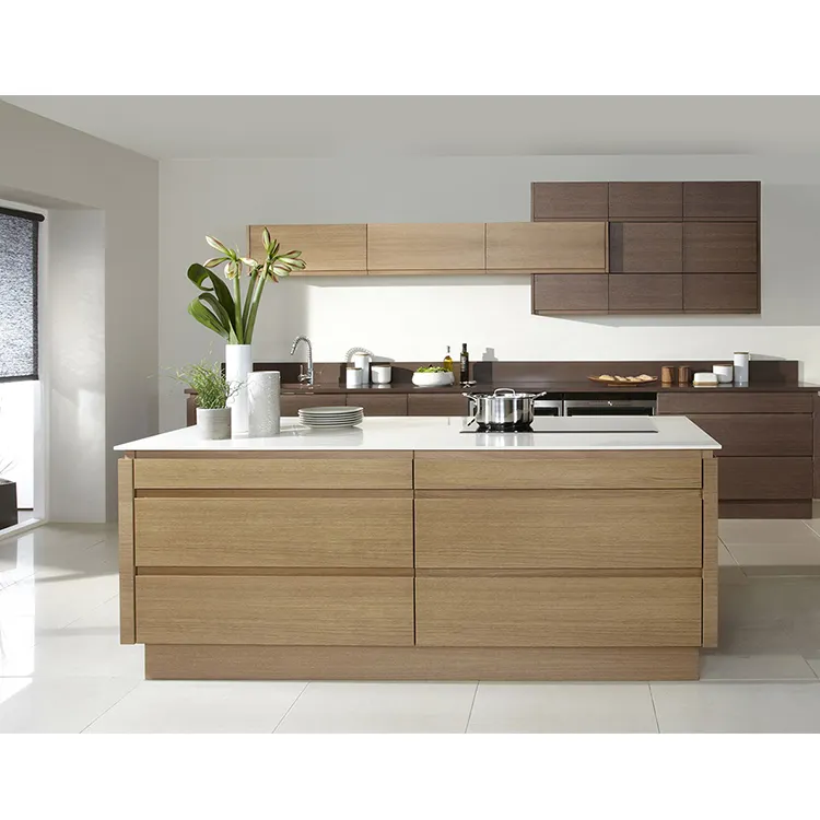 High Quality Furniture Modern Cucine Modular Laminated Kitchen Cabinet European Style Sets